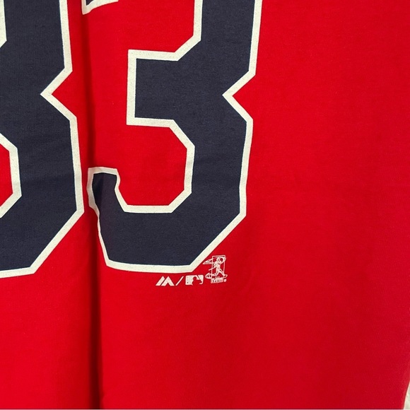 Cleveland Indians Nick Swisher T-Shirt Jersey Size Medium - Picture 4 of 6